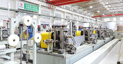 four continuous rolling flat wire press